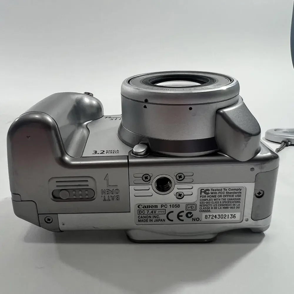 Canon PowerShot S1 IS 3.2MP Digital Camera 10x Optical Zoom PC1058 Kit Tested